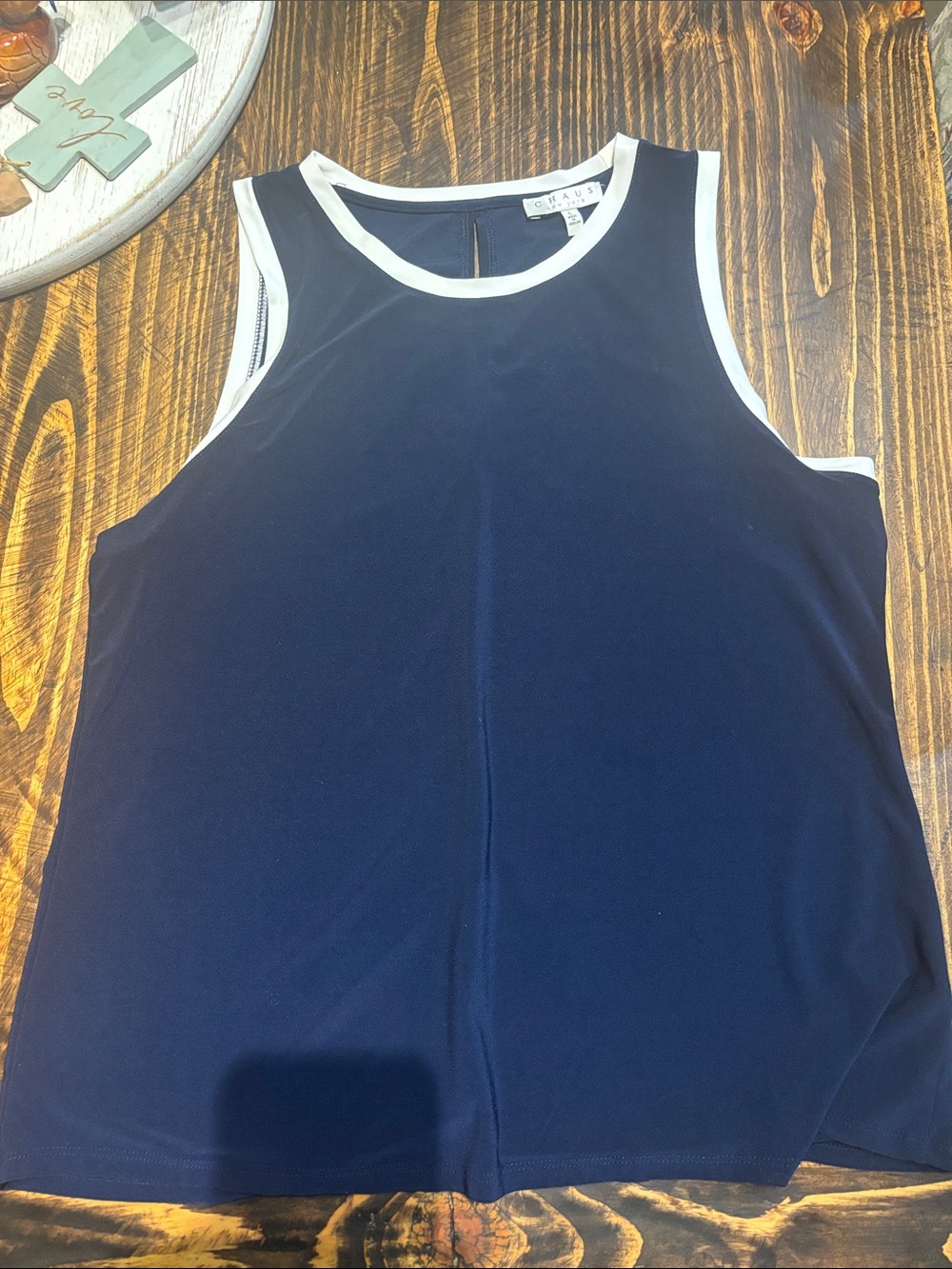 Claiborne Tank with White Trim